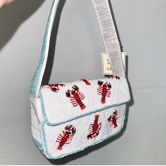 Made in India Handbags - NEW LOBSTER BEADED BAG VIRAL MADE IN INDIA